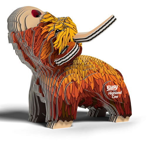 Eugy: Szkocka Krowa - Eko Układanka 3D