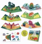 LUDATTICA: zestaw ART 2w1 – stwórz własne kartki lub książkę 3D – DINOZAURY - obrazek 2