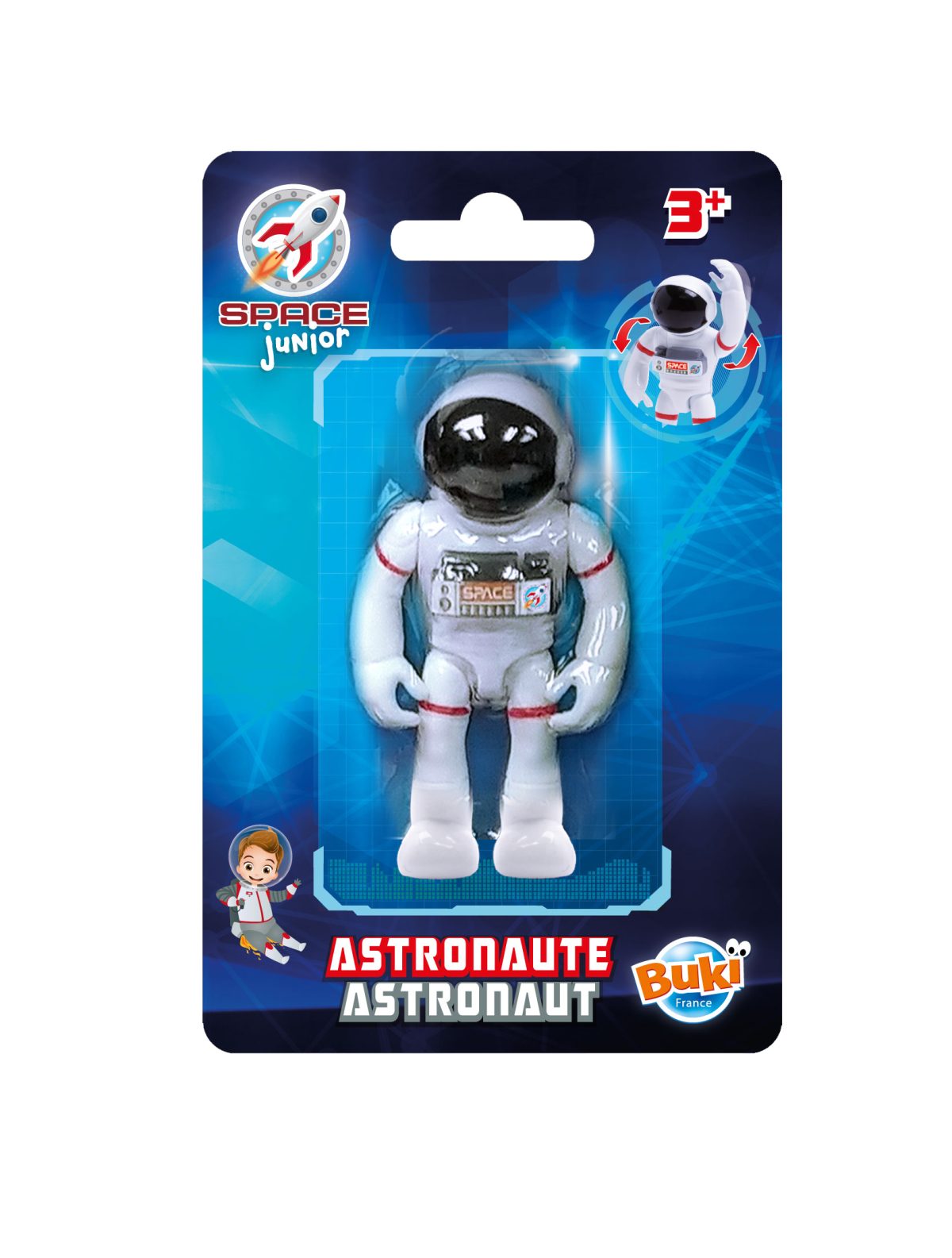 Buki: Astronauta figurka 7,5 cm - obrazek 3
