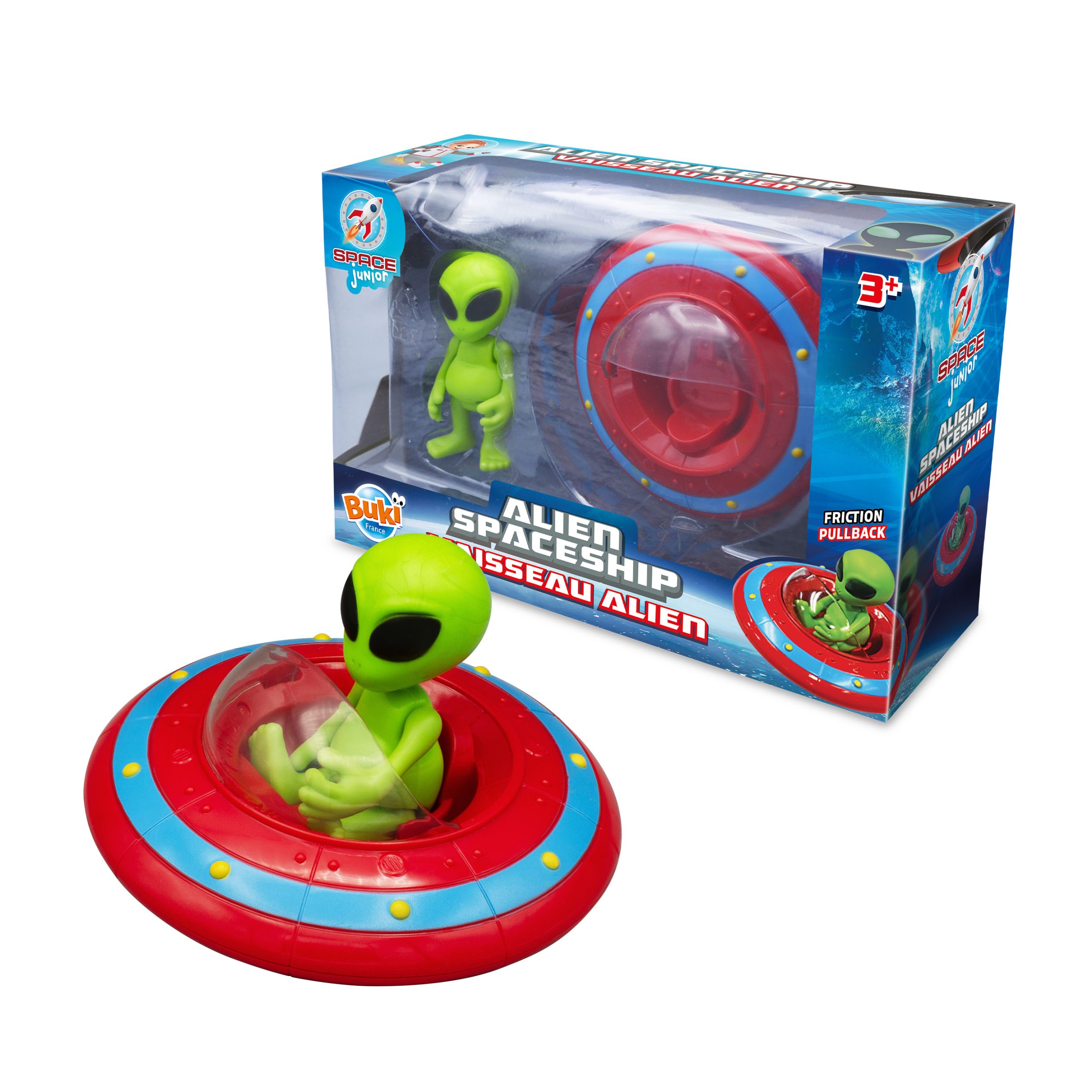 63178_BOX-et-contenu Buki: Statek kosmiczny UFO z kosmitą 3+ - obrazek 1