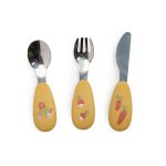 Moulin Roty: Zestaw sztućców TRZY MAŁE KRÓLIKI