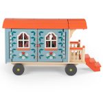 Moulin Roty: Drewniany wóz podróżny LES MINOUCHKAS 3+ - obrazek 4