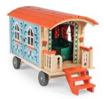 Moulin Roty: Drewniany wóz podróżny LES MINOUCHKAS 3+