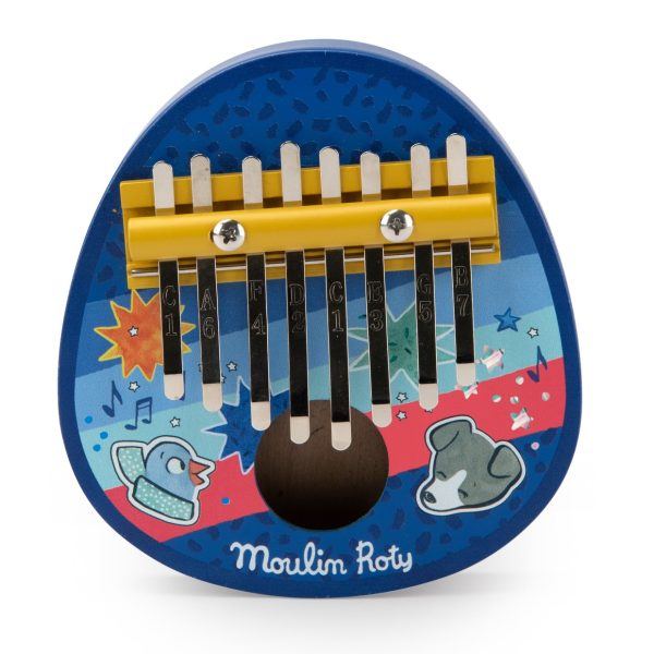 Moulin Roty Kalimba 14x13cm PUCE & PILOU 4+