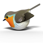 Eugy: Rudzik Kołyszący się Ptak - Eko Układanka 3D do sklejenia - obrazek 2