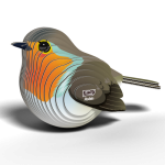 Eugy: Rudzik Kołyszący się Ptak - Eko Układanka 3D do sklejenia