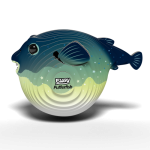 Eugy: Rozdymka Kołysząca się Ryba - Eko Układanka 3D do sklejenia - obrazek 5