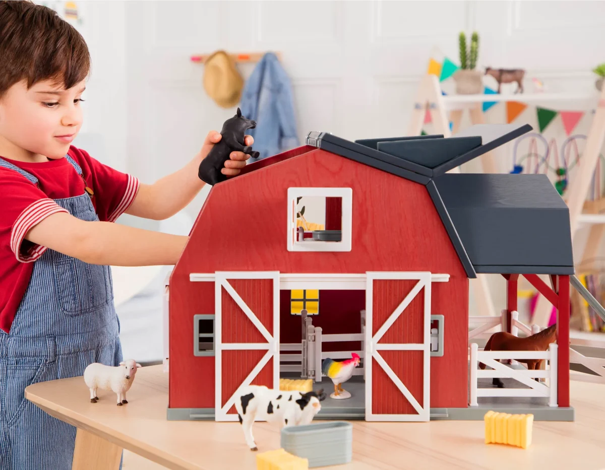Terra by Battat: Drewniana stodoła z akcesoriami - obrazek 2