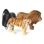 Terra by Battat: Realistyczne figurki zwierząt – lew, tygrys i goryl - obrazek 4