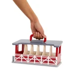 Terra by Battat: Drewniana stajnia z końmi 6 ras - obrazek 8