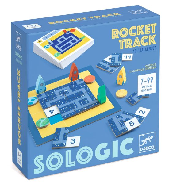 Djeco: Gra logiczna Sologic ROCKET TRACK 7+