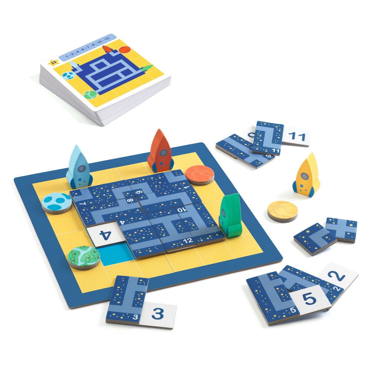 Djeco: Gra logiczna Sologic ROCKET TRACK 7+ - obrazek 2