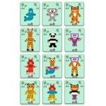 Djeco: Magnetyczne puzzle Inzebox SAFARI 2+ - obrazek 3