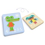 Djeco: Magnetyczne puzzle Inzebox ZWIERZĘTA 2+ - obrazek 6