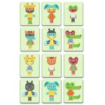 Djeco: Magnetyczne puzzle Inzebox ZWIERZĘTA 2+ - obrazek 3