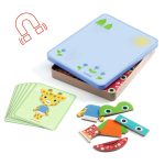 Djeco: Magnetyczne puzzle Inzebox ZWIERZĘTA 2+ - obrazek 2