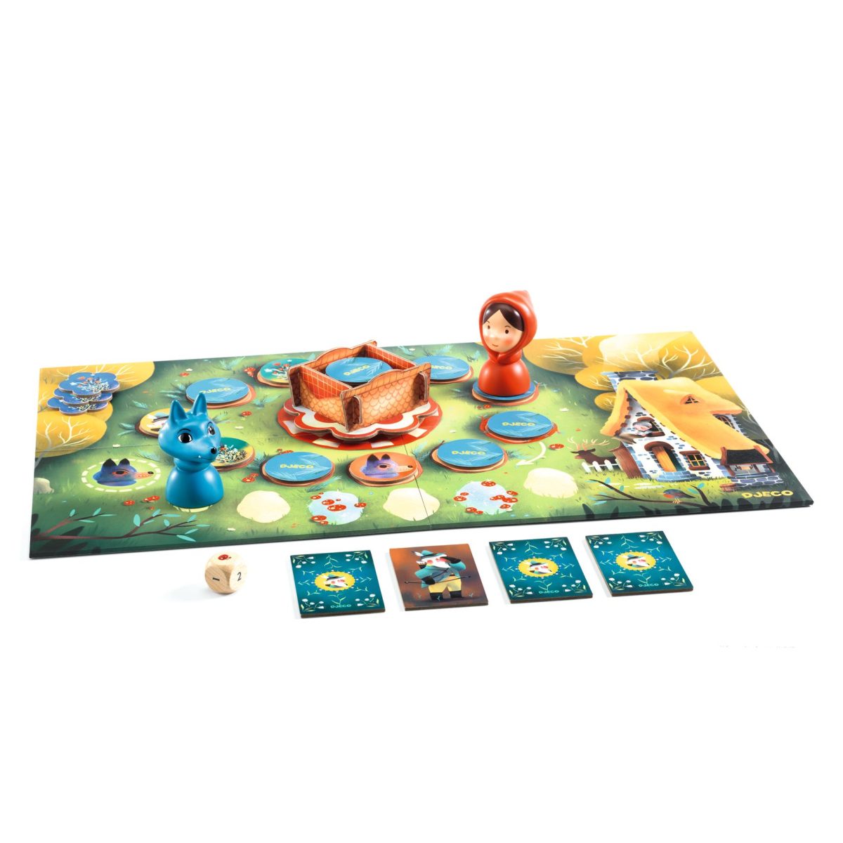 Djeco: Gra planszowa CZERWONY KAPTUREK 4+ - obrazek 2