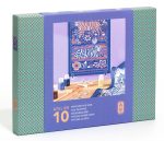 Djeco: AGA Atelier 10 - zestaw artystyczny malowanie na jedwabiu 15+