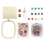 Djeco: AGA Atelier 10 - zestaw artystyczny haft koralikowy 15+ - obrazek 7