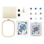 Djeco: AGA Atelier 10 - zestaw artystyczny haft koralikowy 15+ - obrazek 6