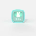 MOB: budzik z lampką Billy Turkusowy