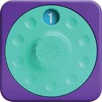 fa488-14 Fat Brain Toy: PlayTab Sensoryczny Kwadrat. Tarcza z NUMERAMI. - obrazek 1