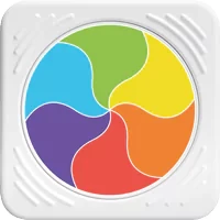 Fat Brain Toy: PlayTab Sensoryczny Kwadrat. Tęczowe Kółeczko.