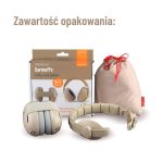 Zazu Fun Słuchawki Wygłuszające 2w1 dla Dzieci i Niemowląt Beige - obrazek 2