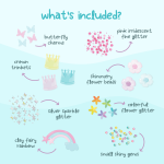 Glo Pals: FAIRY Fun Fillers - Wkład, figurki, brokaty i barwniki do słoików, zabaw sensorycznych - obrazek 5