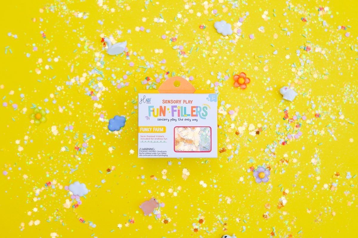 Glo Pals: FARMA Fun Fillers - Wkład, figurki, brokaty i barwniki do słoików, zabaw sensorycznych - obrazek 6