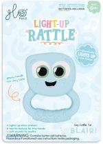 Glo Pals, Grzechotka - gryzak świecąca w ciemności, aktywowana ruchem - Blair