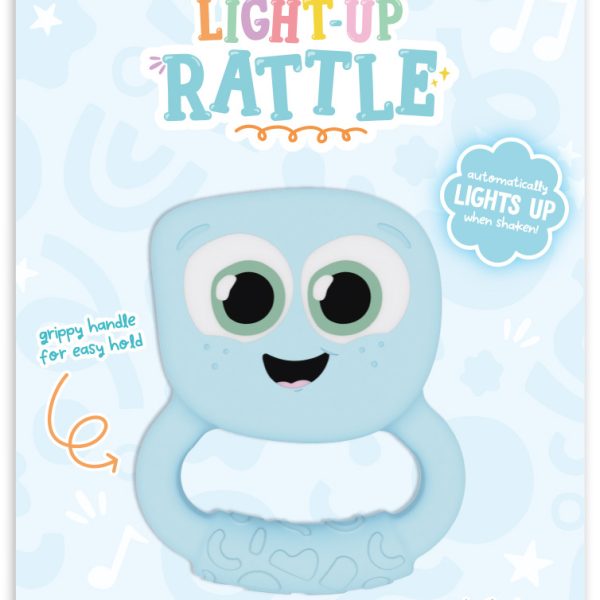 Glo Pals, Grzechotka - gryzak świecąca w ciemności, aktywowana ruchem - Blair