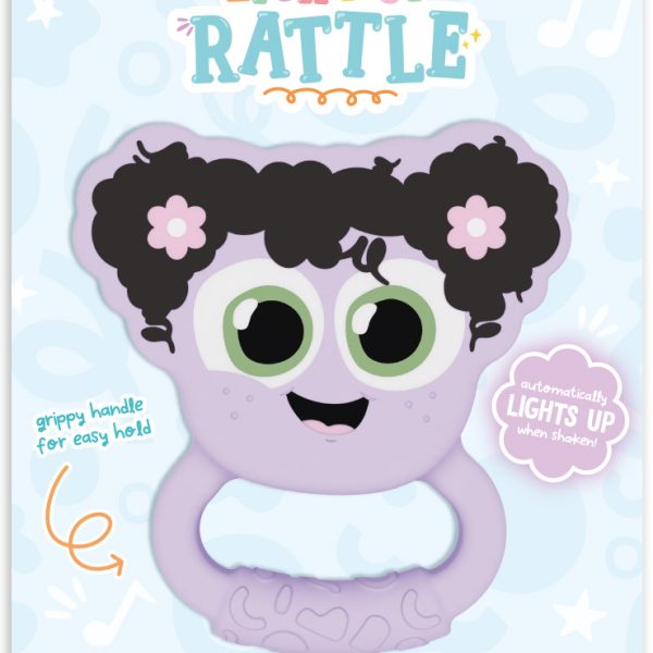 Glo Pals, Grzechotka - gryzak świecąca w ciemności, aktywowana ruchem - Lumi