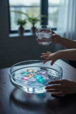 Glo Pals, Kostki sensoryczne świecące w wodzie 6 sztuk - Wróżki - obrazek 2