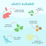 Glo Pals: SAFARI Fun Fillers - Wkład, figurki, brokaty i barwniki do słoików, zabaw sensorycznych - obrazek 2