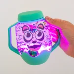 Glo Pals: ZOO Zestaw sensoryczny DIY, świecący słoik z brokatami i figurkami Fun Fillers - obrazek 3