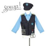 Souza! Kostium policjanta z czapką i akcesoriami 4-7 lat