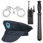 Souza! Kostium policjanta z czapką i akcesoriami 4-7 lat - obrazek 3