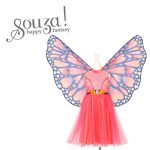 Souza! Kostium sukienka i skrzydła motyl Papillon 8-10 lat