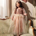 Souza! Sukienka wizytowa tiulowa z rękawami Philou 5-7 lat - obrazek 2