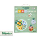 LILLIPUTIENS: Miękka tablica aktywizująca "Mój pierwszy kalendarz" 3+ - obrazek 3