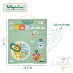 LILLIPUTIENS: Miękka tablica aktywizująca "Mój pierwszy kalendarz" 3+ - obrazek 2