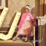 Souza! Kostium różowa peleryna z cekinami Laurence 5-7 lat - obrazek 4