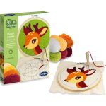 SentoSphere: zestaw kreatywny Punch Needle Jelonek 6+ - obrazek 2