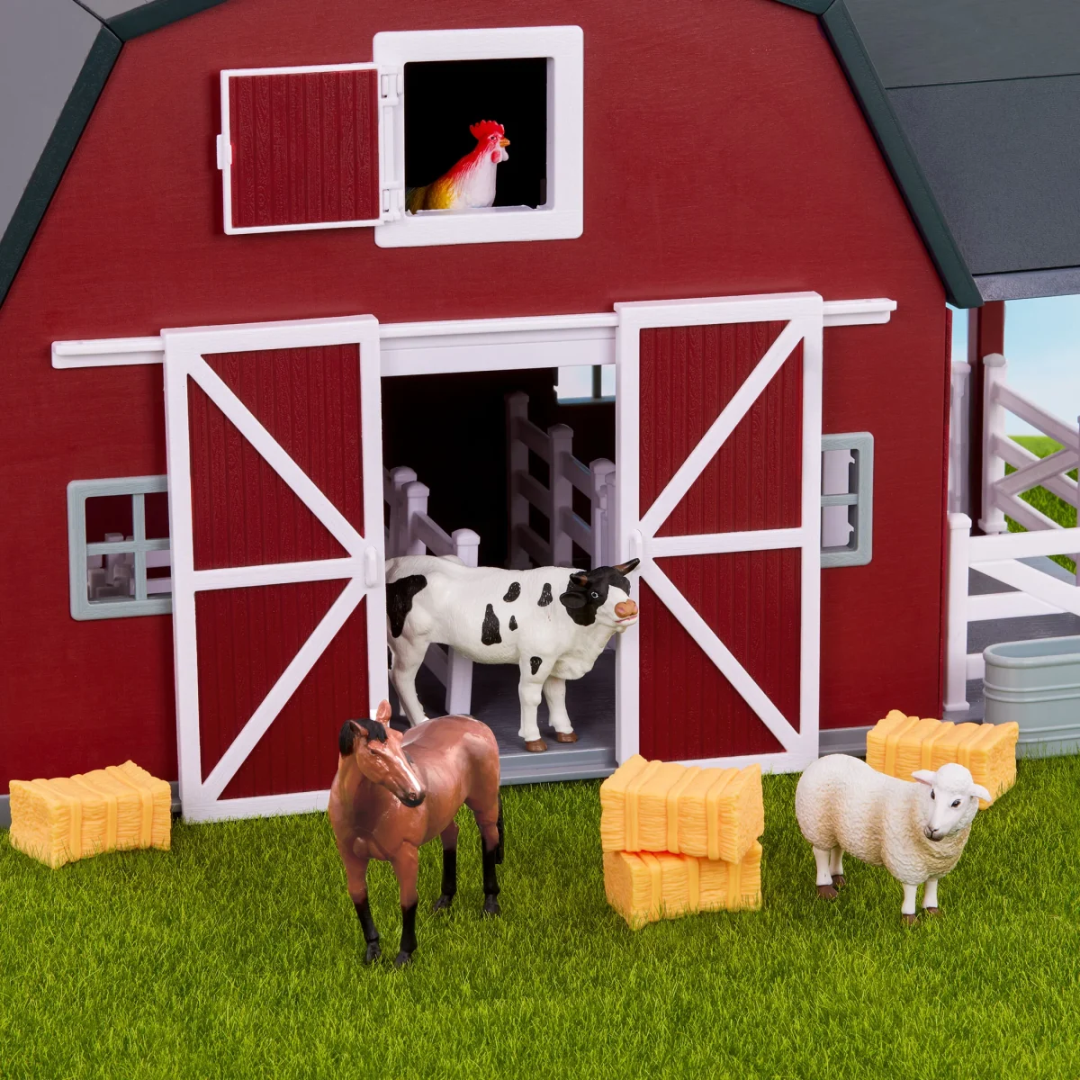 Terra by Battat: Realistyczne figurki zwierząt – koń, byk i owca - obrazek 4