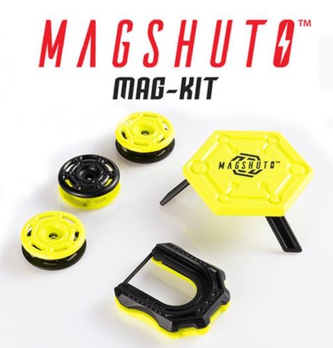 Fat Brain Toy: MagShuto Żółty Zestaw Startowy