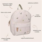 KIDZROOM: Plecak dla dzieci Nostalgia Dino Beige - obrazek 3
