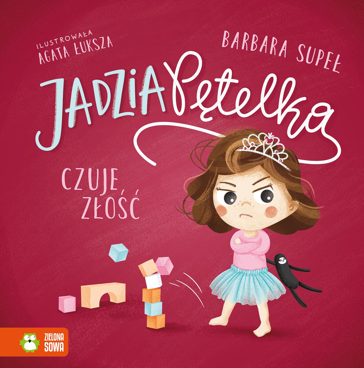 0751 Jadzia Pętelka czuje złość. Jadzia Pętelka. Barbara Supeł / Zielona Sowa - obrazek 1