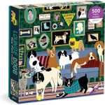 Galison: puzzle Lounge Dogs 500 elementów