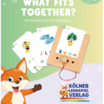 WiemTo: Co Pasuje do Obrazka - Zestaw 24 dwustronnych kart edukacyjnych 3+